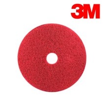 3M 플로어패드 적색(5100) 18인치 1매입 5매입 박리 패드 바닥세정 버핑 스크레치제거 광택 왁스코팅 오염물제거 건식바닥