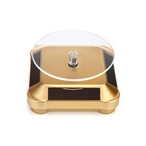 솔라 쇼케이스 360 자동 회전 턴테이블 쥬얼리 주최자 목걸이 팔찌 시계 전화 디스플레이 스탠드 AUG889