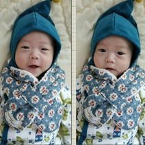 아기넥워머네키 퍼케이프 유아목도리뜨기 환절기숄더머플러 어린이집답례품 신생아 국산