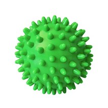 가치있는 마사지 요가 공 PVC 운동 스포츠 피트니스 볼 바디 해소 Scapulae 손 발 롤러 홈, 2.9CM Green Ball