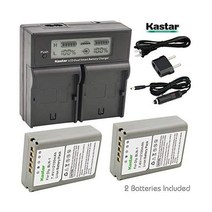 Kastar 카스타 LCD 듀얼 급속 충전기 올림푸스 BLN-1 BCN-1 BLN1 OM-DE-M1 OM-M5 펜 E-P5 디지털 카메라용 배터리 2p