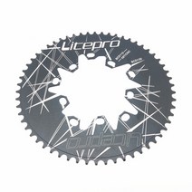 스쿠버장비 Litepro-타원형 더블 BCD 110/130MM 체인 링 접이식 자전거 54/56/58T 크랭크 세트 도발 드라이브 라인 휠, 58T
