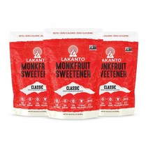 Lakanto Classic Monk Fruit Sweetener with Erythritol 라칸토 클래식 몽크 프루트 나한 스위트너 에리트리톨 설탕대용 800g 3팩