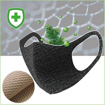 그래핀 마스크 숨쉬기편한 비말차단 여름 쿨 살균 항균99.9% 피톤치드 마스크, 화이트3개