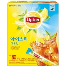 립톤 아이스티 레몬 스틱 에이드 분말, 14g, 12개