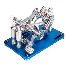 가열냉각 외연기관 4개실린더 스털링엔진 온도팽창 과학준비물