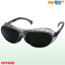 오토스 용접안경 차광보안경 B-720BS 차광도 5 산업용 (산소 가스 절단 용접용) 보호안경, 1개