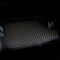 아이빌 제네시스 G80 입체퀼팅 4D 가죽트렁크매트, 블랙 골드스티치, G80 EV전기차(21년-)