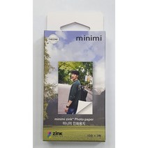 미니미 포토프린터 (ZINK용) 인화지 90매 (10매 x 9팩) 스티커타입 휴대용, 미니미 R20 (minimi R20) _인화지 90매