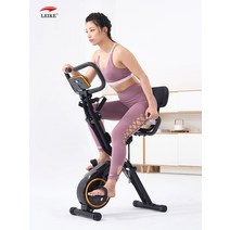 스핀바이크 스피닝 실내 싸이클 Reike 자기 제어 운동 자전거 XBIKE 음소거 접이식 피트니스 장치 홈 훈련, [02] Knight Black 업그레이드 버전(Sma
