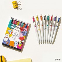 미쯔비시 유니볼 원 BT21 볼펜 UMN-SBT-38 0.38mm, 치미 _ 옐로우