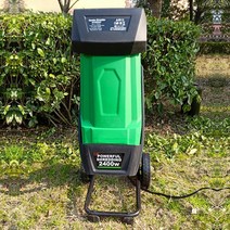 잔가지 파쇄기 분쇄기 나무, 2400W 분쇄기 + 30미터