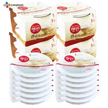예이니식품 CJ 햇반 큰공기300g 12개+중간공기200g 12개(총24개), 1세트