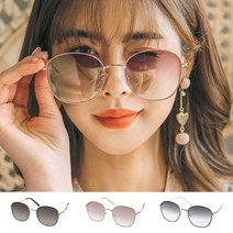 헤링본 남성 여성 썬글라스 반미러 선글라스 패션 금테 UV차단 바캉스 GC102