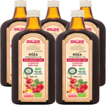 1979폴스카로자 유기농 로즈힙 퓨레 주스 원액 500ml, 5개