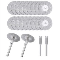 타일커팅기 타일절단기 에머리 다이아몬드 커팅 비트 + 1 22mm Dremel 타일 뷰티 홈 도구 5 개, 01 5pcs