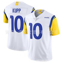 NFL 유니폼 수양팀 Rams 자수 럭비복 대외무역도매 3# 10#KUPP 16#GOFF 99#, 10 화이트