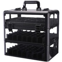 립스틱보관함 수납 데스크탑 립클로즈 화장대 화장품, 상세 페이지 참고, 3단 블랙 36x24x34cm 그리드O