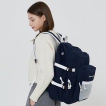 오 웁스 3D 포켓 메쉬 데일리 백팩 (네이비/화이트) FREE