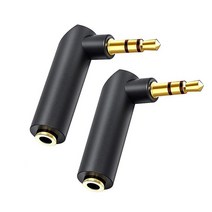 Sairps 3.5mm 오디오 어댑터 4극 금 도금 커넥터 TRRS 오디오 어댑터 수 - 암 커넥터, TRS