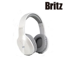 브리츠 W800BT QPLUS 유무선 블루투스 헤드폰 헤드셋 화이트