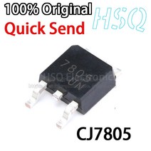 공압 부품 오리지널 CJ7805 CJ7812 패치 TO-252 3 단자 레귤레이터 회로 칩 5 개, 02 CJ7806