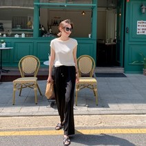 [메이블루] [24/7] 구김제로 찰랑 밴딩슬랙스
