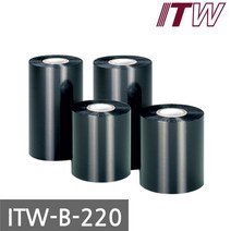 왁스리본 롤라벨먹지 바코드 열전사리본 ITW B220 130mm, 단품