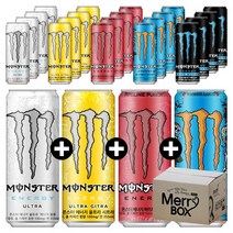 355ml x 20캔 몬스터 에너지드링크 울트라 시트라 펀치 울트라 썬라이즈 망고, 02){울트4+시트4+펀치4+망고4+제로4}, 20개