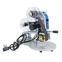 수동 유통기한 날인기 날짜 인쇄기 각인기 스탬프 마킹기 기계, 날짜인쇄기 수동+ HD 블랙 리본 10 롤