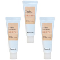 마몽드 비타민 선크림 50mlX3개입 SPF50+ 데일리케어