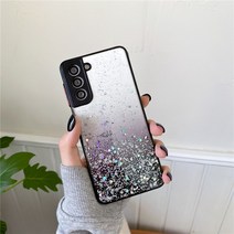 하이칙스 오이스터 언더 더 시 클리터 케이스 반짝이 삼성 갤럭시 S20 FE S21 S22 플러스 참고 20 울트라 A72 A52 A32 A12 A03 A33 A53 5G A21S
