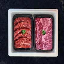 구정 선물 셋트 정육 고기 미국산 냉장 소고기 부채살 꽃등심 갈비살 토시살 살치살 세트, 부채살+살치살, 2kg