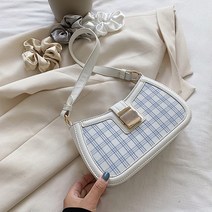 어블루문 파이톤 바게트 숄더 미니 백