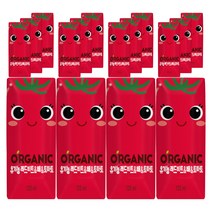 롯데칠성음료 크니쁘니 오가닉 레드비트 & 배 & 토마토 야채혼합주스 125ml, 레드비트&배&토마토, 16개