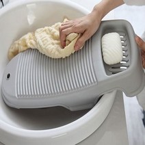 논슬리 미끄럼방지 세탁 빨래판 소형, 소형-베이지