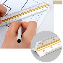 지적편집도 스케일자 설계 도면 스캐일자 배율 비율 ruler 인테리어, 15cm - 저배율