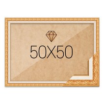보석십자수액자 50x50 고급형 매트골드, 단품
