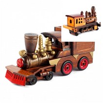 뉴리웹 앤틱 원목 모형기차 피큐어 미니어쳐재료 미니어쳐쇼핑몰