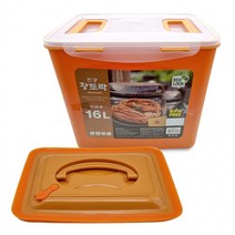 황토락김6호특대 16리터 누름판포함 6G1 핸들형 밀폐 용기 보관 장용 품 치 통, 단품, 단품