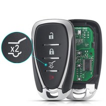 KEYYOU 자동차 원격 열쇠가없는 항목 315 434Mhz 시보레 카마로 Cruze 말리부 2016-2020 스파크 키 Fob HYQ4EA HYQ4AA ID46, HYQ4EA 433MHZ_3 With Panic SUV