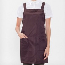 H라인 앞치마 단색 무지 디자인 포켓 앞치마 브라운 0.1789ea, RA 본상품선택, RA 본상품선택
