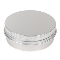알루미늄 틴케이스 60ml 실버/캔들 용기 DIY 재료, 1개