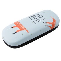 안경케이스 파스텔 동물 안경집 하드케이스 (안경닦이 증정)