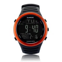 Sunroad-FR720B 시계 스포츠 낚시 고도계 온도계 기압계 5AMT 방수 공기 압력 온도 알림, [01] Sunroad FR720B, [03] Cinnabar Red