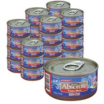 앱솔루트홀리스틱 고양이 캔 간식 80g, 참치 + 게살 혼합맛, 24개