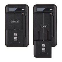 완속홈충전기삼성 갤럭시 S2 S3 S4 J5 용 3.8V 고전압 배터리 용 USB 출력 포트가있는 범용 배터리 충전기, 02 EU