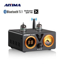 AIYIMA-T9 PRO APTX HD 블루투스 앰프 오디오 100Wx2 HiFi 스테레오 파워 USB DAC 동축 OPT VU 미터 튜브, 05 T9 PRO 24V UK