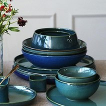 까사무띠 도자기 면기 16cm 4color 인테리어 한식 그릇, 블루, 까사무띠 세나 면기 16cm