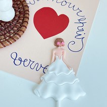 웨딩 케이크 결혼 장식 신부 브라이드케이크픽_전신